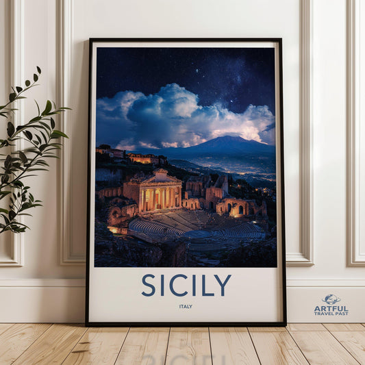 Sicily Poster - Italy Wall Art
