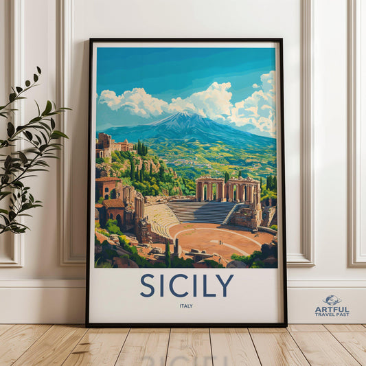 Sicily Poster - Italy Wall Art