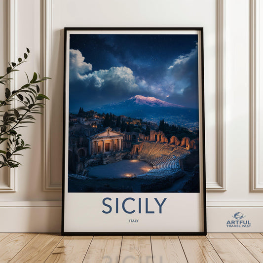 Sicily Poster - Italy Wall Art