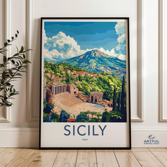 Sicily Poster - Italy Wall Art