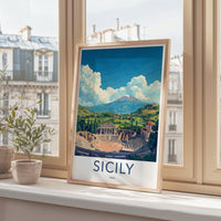 Sicily Poster - Italy Wall Art