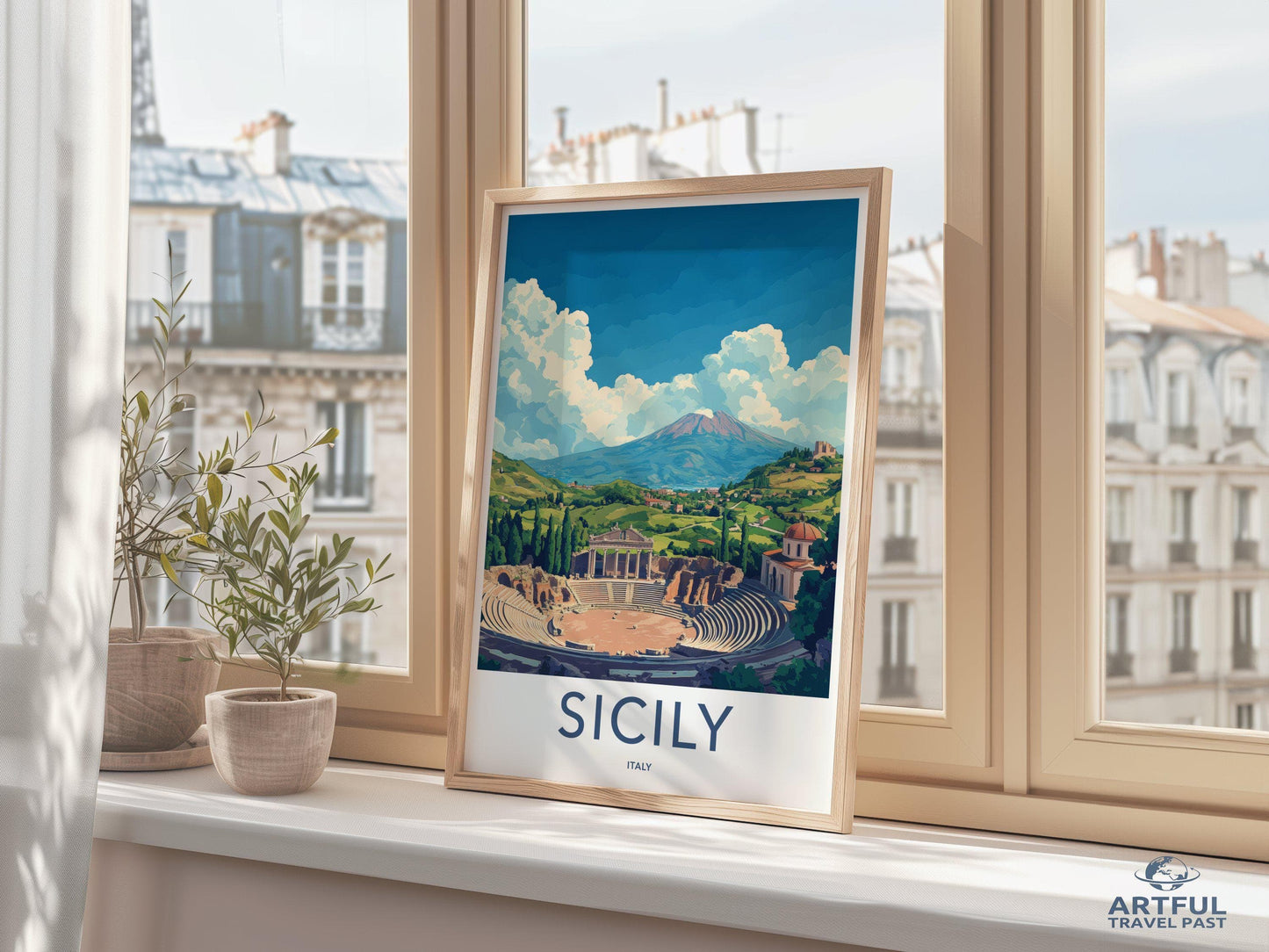 Sicily Poster - Italy Wall Art