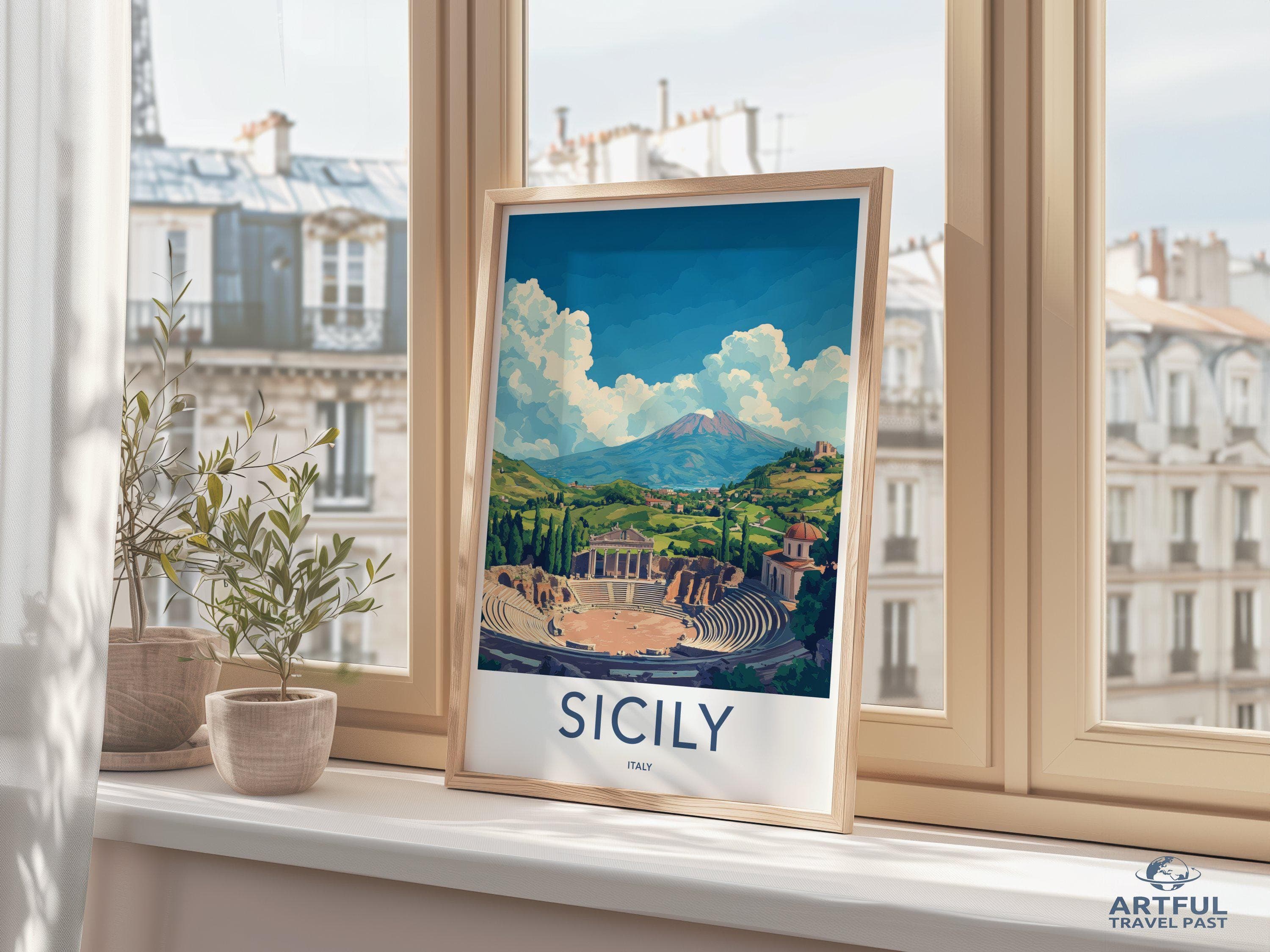 Sicily Poster - Italy Wall Art
