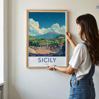 Sicily Poster - Italy Wall Art