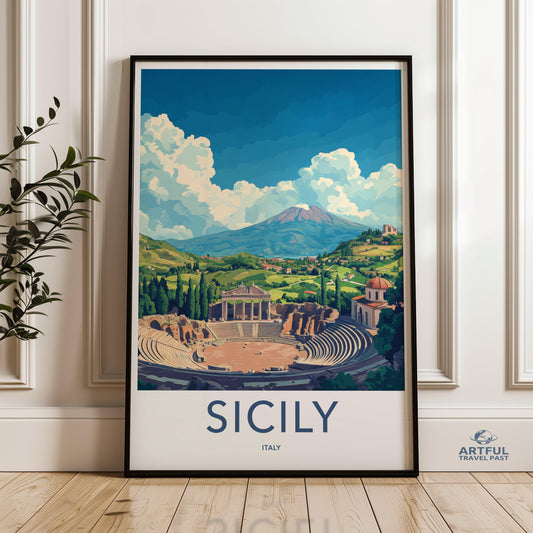 Sicily Poster - Italy Wall Art