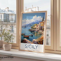 Sicily Poster - Italy Wall Art