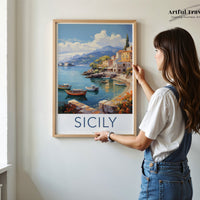 Sicily Poster - Italy Wall Art