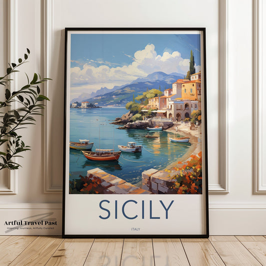 Sicily Poster - Italy Wall Art