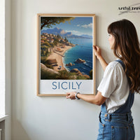 Sicily Poster - Italy Wall Art