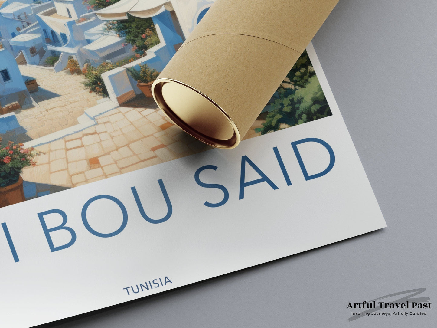 Sidi Bou Said Poster | Tunisia Decor | Africa Wall Art