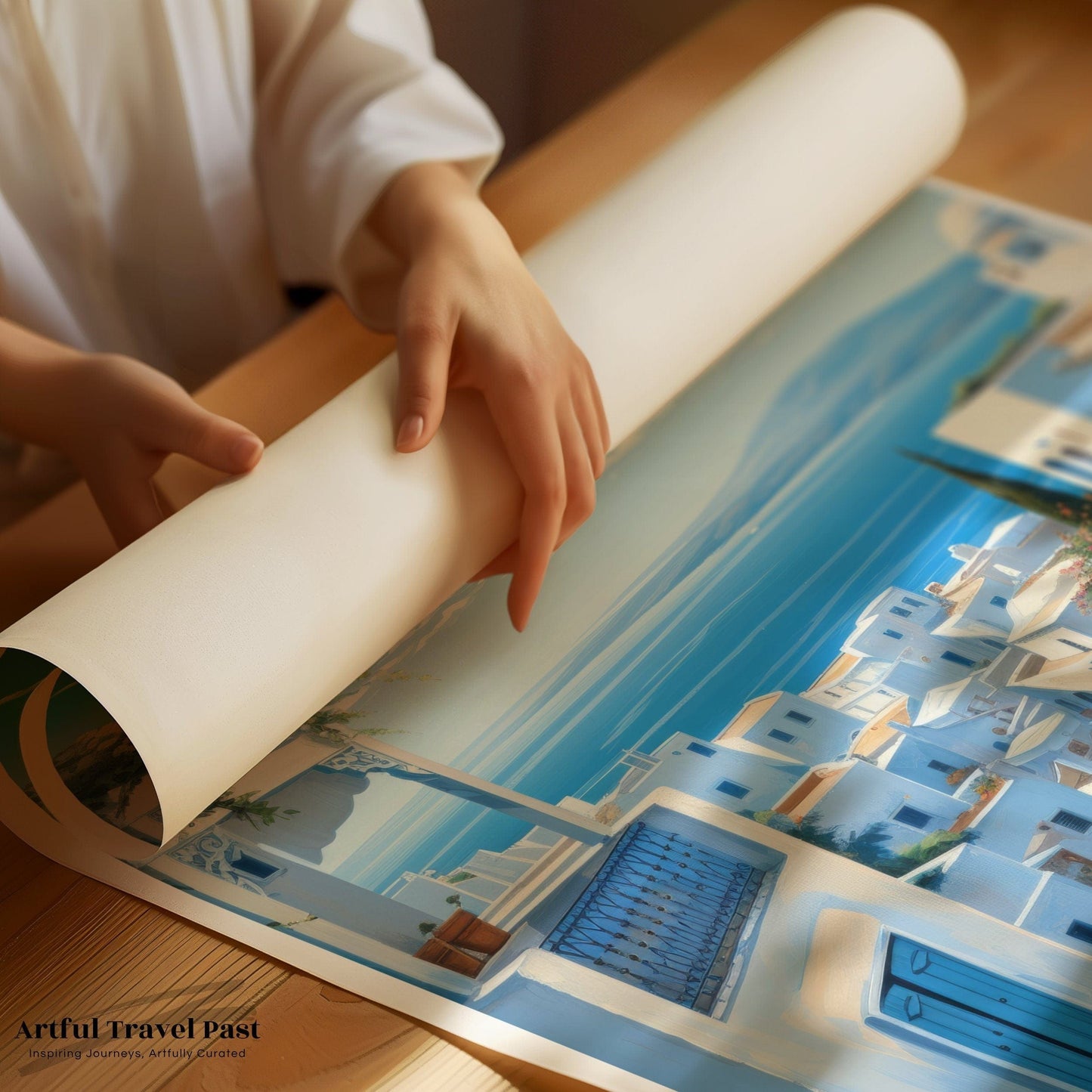 Sidi Bou Said Poster | Tunisia Decor | Africa Wall Art
