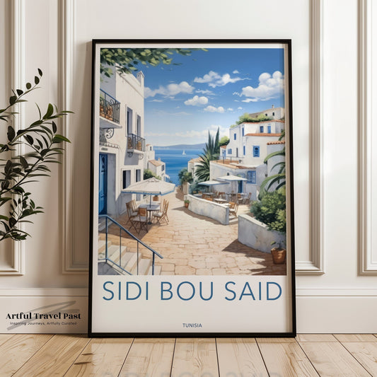 Sidi Bou Said Poster - Tunisia Wall Art