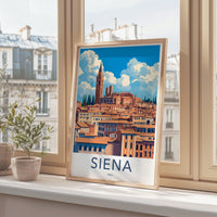 Siena Poster | Italy Wall Art | Europe Decor