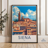 Siena Poster | Italy Wall Art | Europe Decor