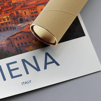 Siena Poster | Tuscan Wall Art | Italy Decor