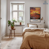 Siena Poster | Tuscan Wall Art | Italy Decor
