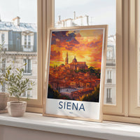 Siena Poster | Tuscan Wall Art | Italy Decor