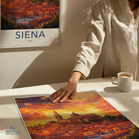 Siena Poster | Tuscan Wall Art | Italy Decor