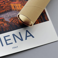 Siena Poster | Tuscany Wall Art | Italy Decor