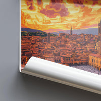Siena Poster | Tuscany Wall Art | Italy Decor