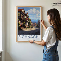 Sighnaghi Poster - Georgia Wall Art