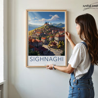 Sighnaghi Poster - Georgia Wall Art