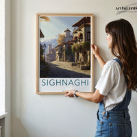 Sighnaghi Poster - Georgia Wall Art