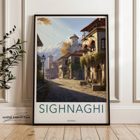 Sighnaghi Poster - Georgia Wall Art