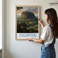 Sigiriya Poster - Sri Lanka Wall Art