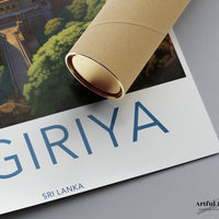 Sigiriya Poster - Sri Lanka Wall Art