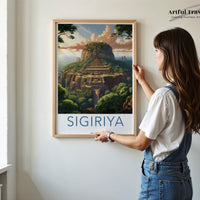 Sigiriya Poster - Sri Lanka Wall Art