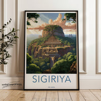 Sigiriya Poster - Sri Lanka Wall Art