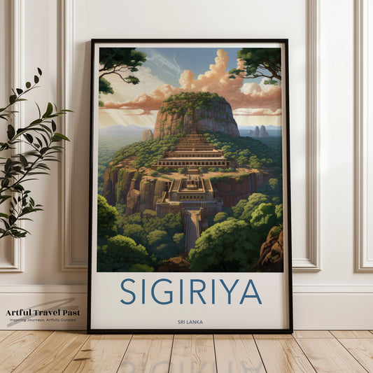 Sigiriya Poster - Sri Lanka Wall Art