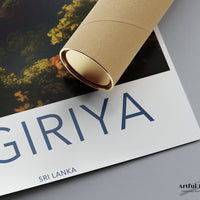 Sigiriya Poster - Sri Lanka Wall Art