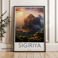 Sigiriya Poster - Sri Lanka Wall Art