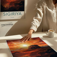 Sigiriya Poster | Sri Lanka Wall Art | Asia Decor