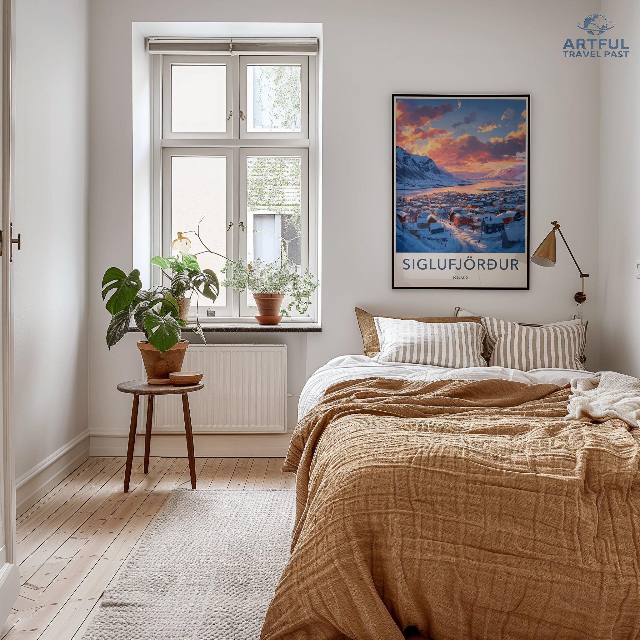 Siglufjörður Poster | Iceland Wall Art | Nordic Decor
