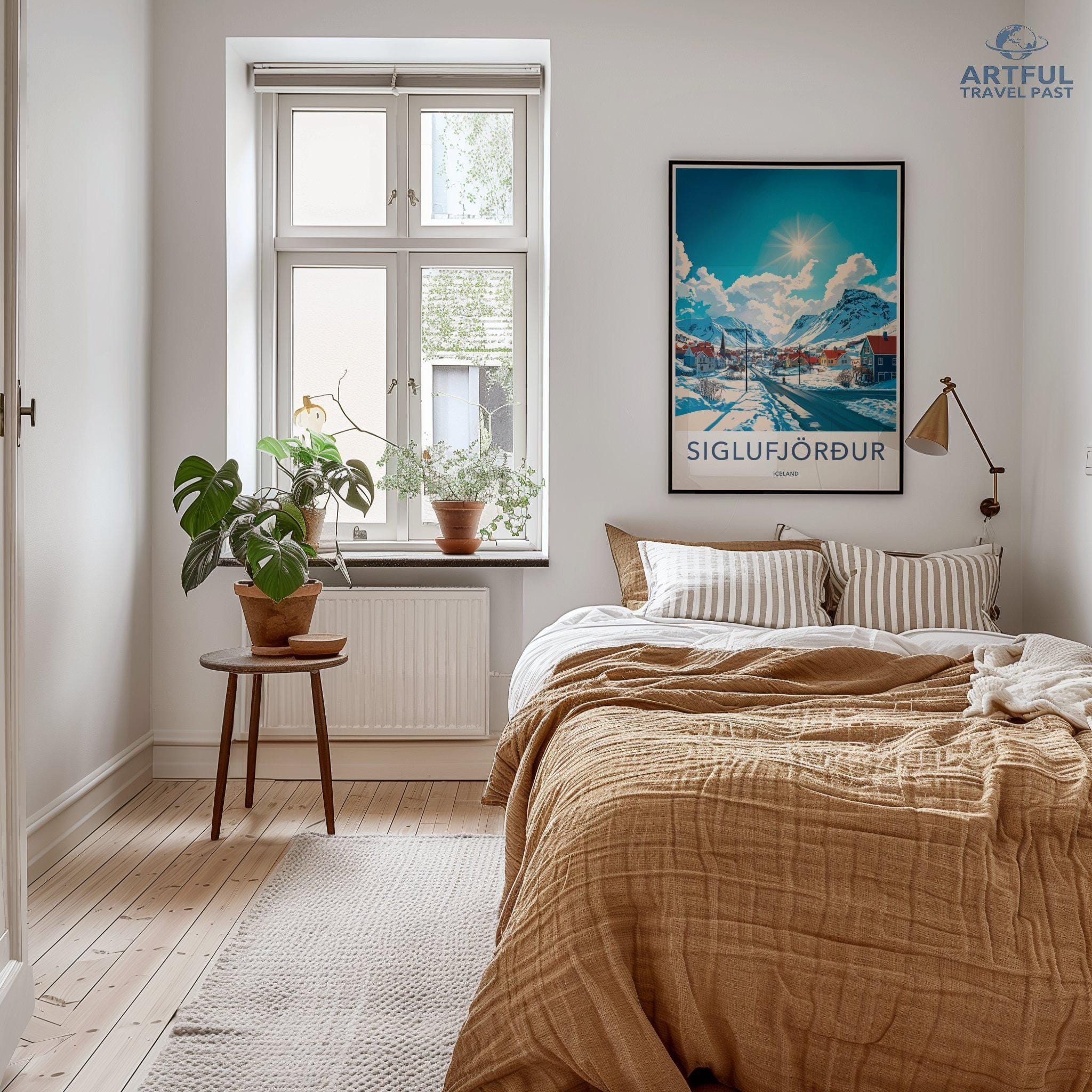 Siglufjörður Poster | Iceland Wall Art | Nordic Decor