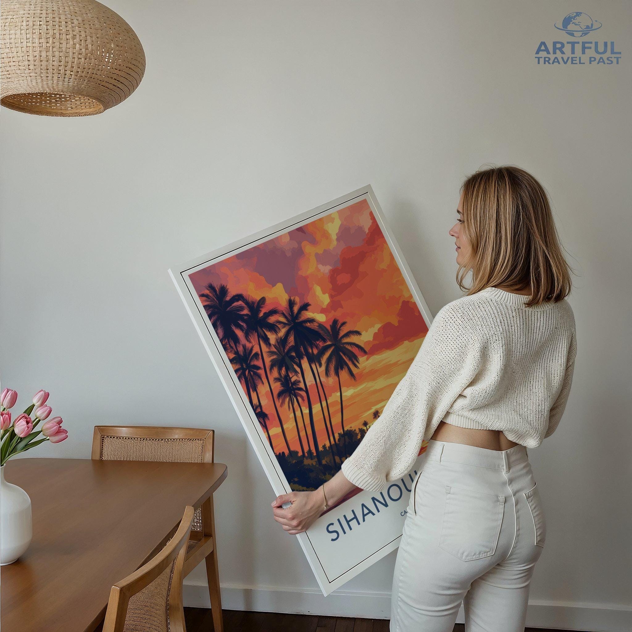 Sihanoukville Poster - Cambodia Wall Art