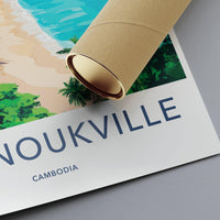Sihanoukville Poster - Cambodia Wall Art