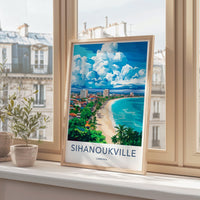 Sihanoukville Poster - Cambodia Wall Art