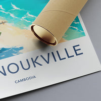 Sihanoukville Poster - Cambodia Wall Art