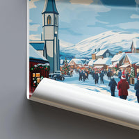 Sisimiut Poster | Greenland Wall Art | Arctic Decor