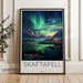 Skaftafell Poster | Iceland Wall Art | Northern Lights Art
