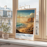 Skeleton Coast Poster | Namibia Wall Art | Africa Decor