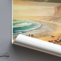 Skeleton Coast Poster | Namibia Wall Art | Africa Decor