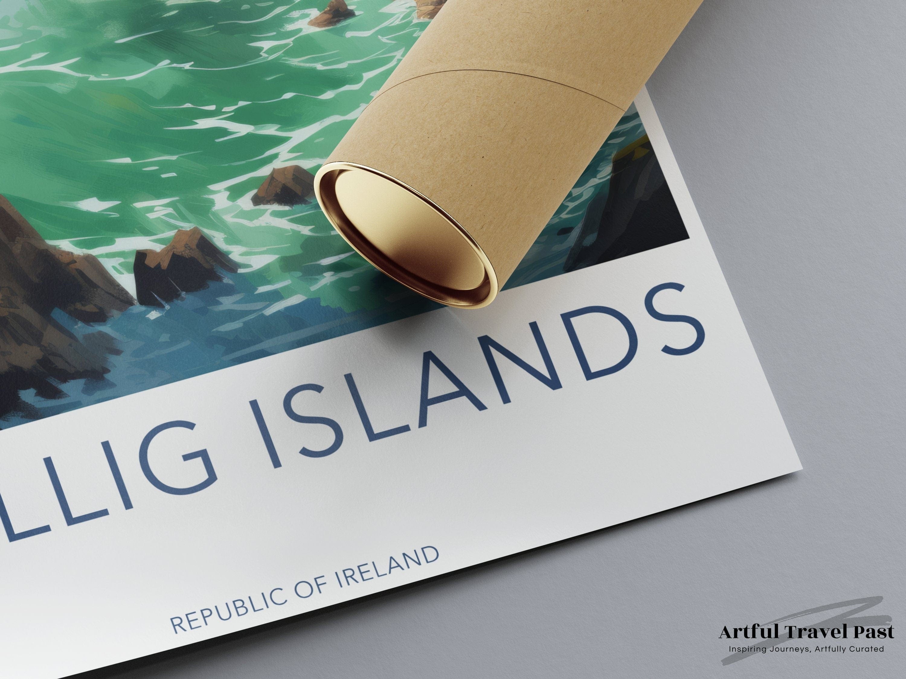 Skellig Islands Poster - Ireland Wall Art