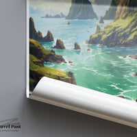 Skellig Islands Poster - Ireland Wall Art