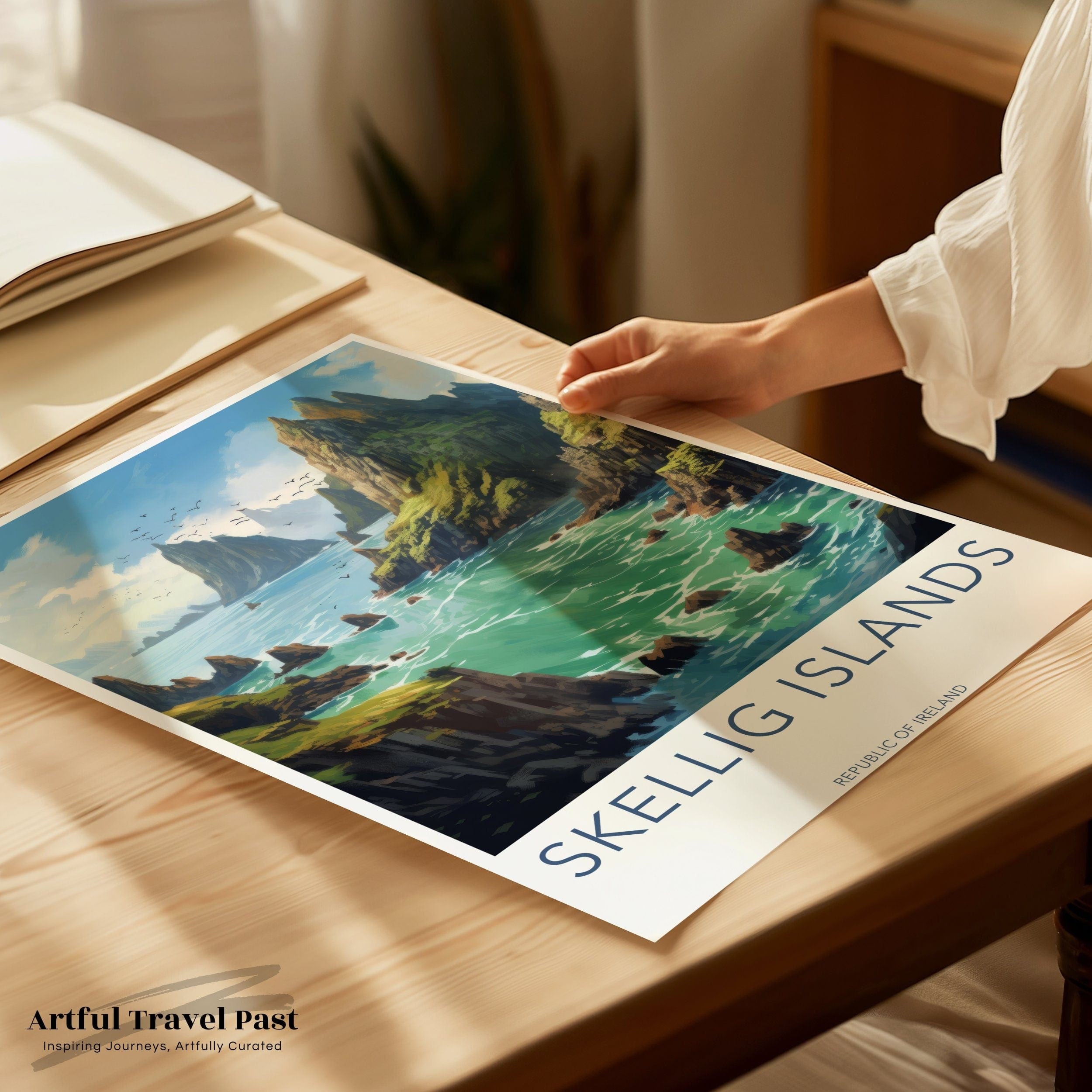 Skellig Islands Poster - Ireland Wall Art