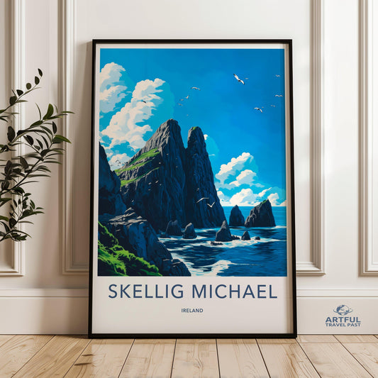 Skellig Michael Ireland Poster